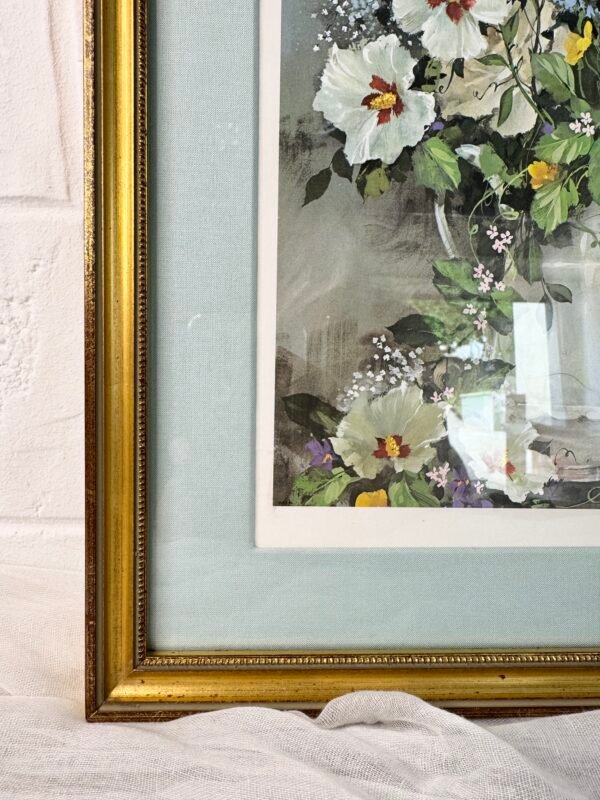 TABLEAU FLEURS VINTAGE