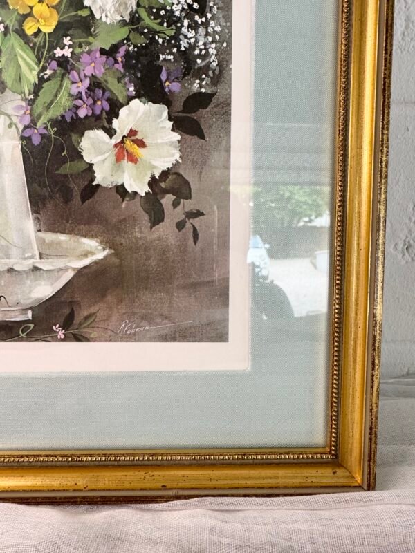 TABLEAU FLEURS VINTAGE