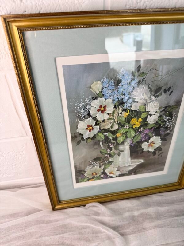 TABLEAU FLEURS VINTAGE