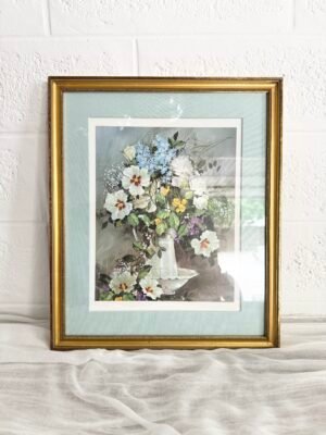 TABLEAU FLEURS VINTAGE