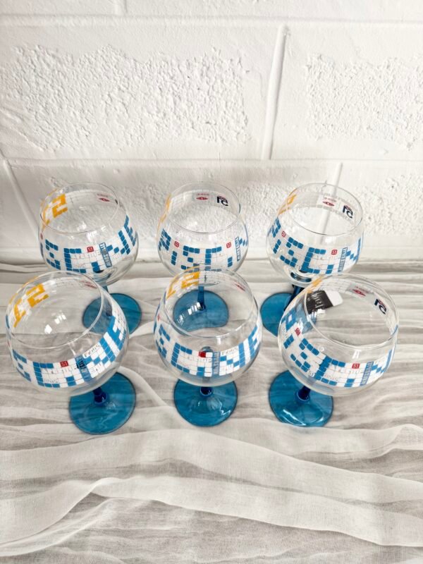 6 VERRES PISCINE 51