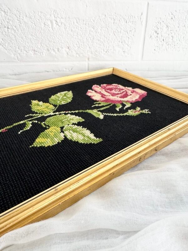 CANEVAS FLEUR ROSE