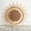 MIROIR ROTIN SOLEIL