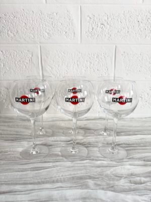 6 VERRES MARTINI BALLON