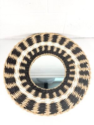 MIROIR ROND TRESSÉ