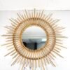 MIROIR ROTIN SOLEIL