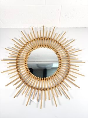 MIROIR ROTIN SOLEIL