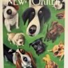 AFFICHE POP THE NEW YORKER CHIENS