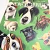 AFFICHE POP THE NEW YORKER CHIENS