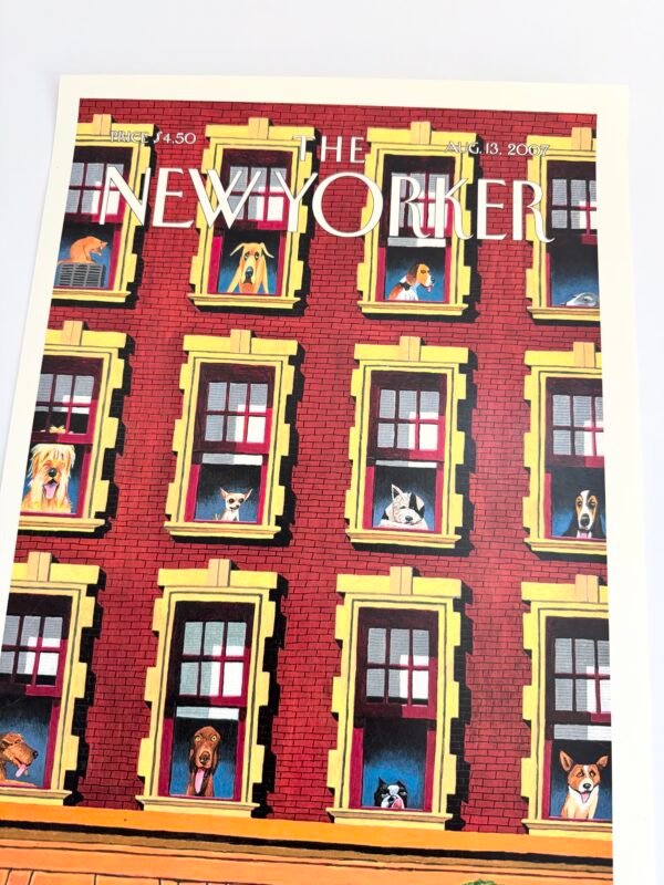 AFFICHE POP THE NEW YORKER FAÇADE
