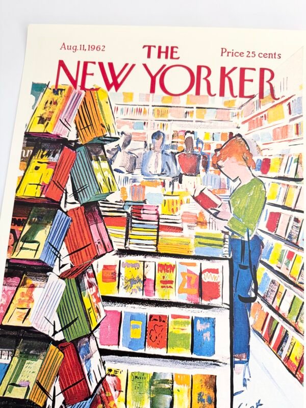 AFFICHE POP THE NEW YORKER LIBRAIRIE
