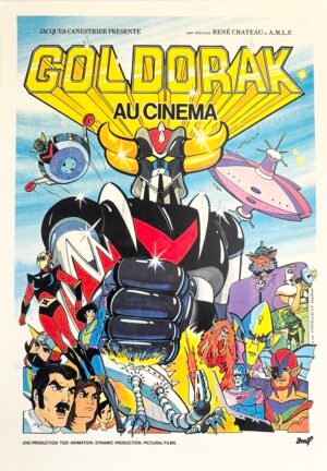 AFFICHE POP GOLDORAK COLORÉE