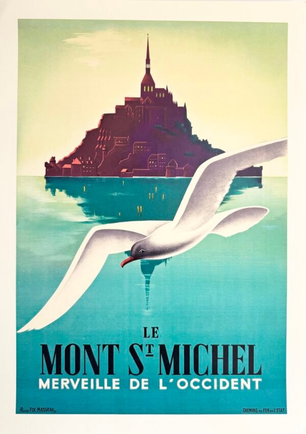 AFFICHE POP MONT ST MICHEL