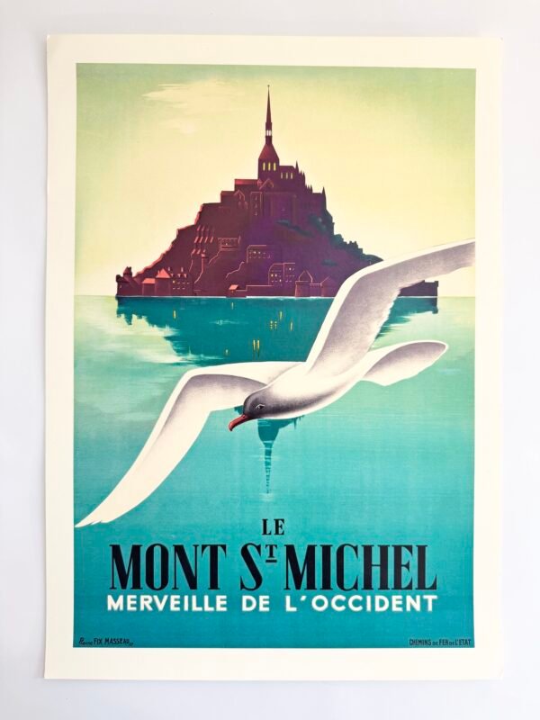 AFFICHE POP MONT ST MICHEL