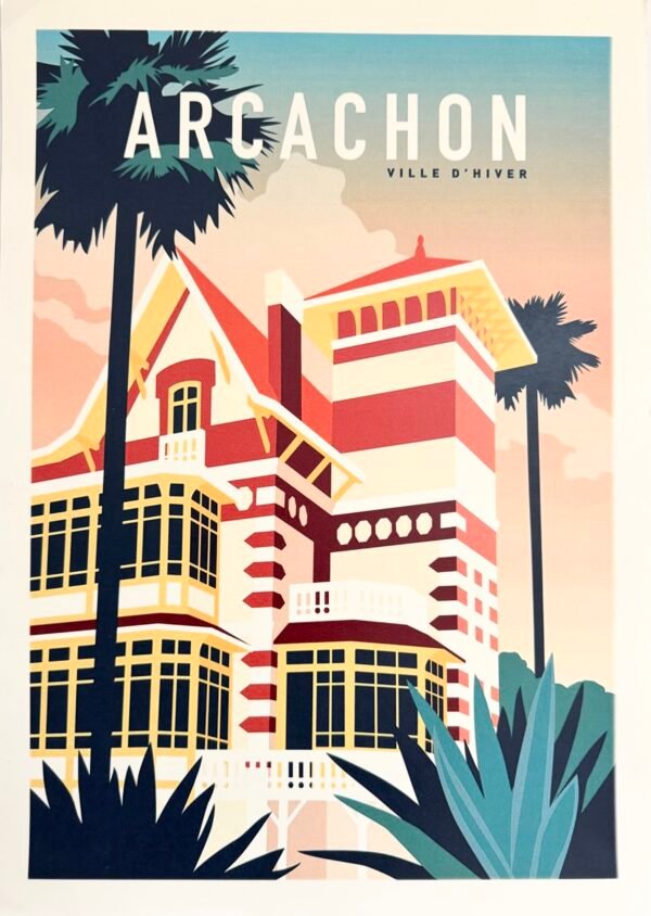 AFFICHE POP ARCACHON