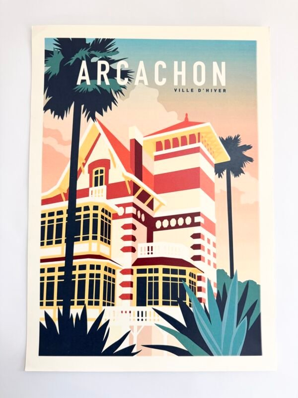 AFFICHE POP ARCACHON