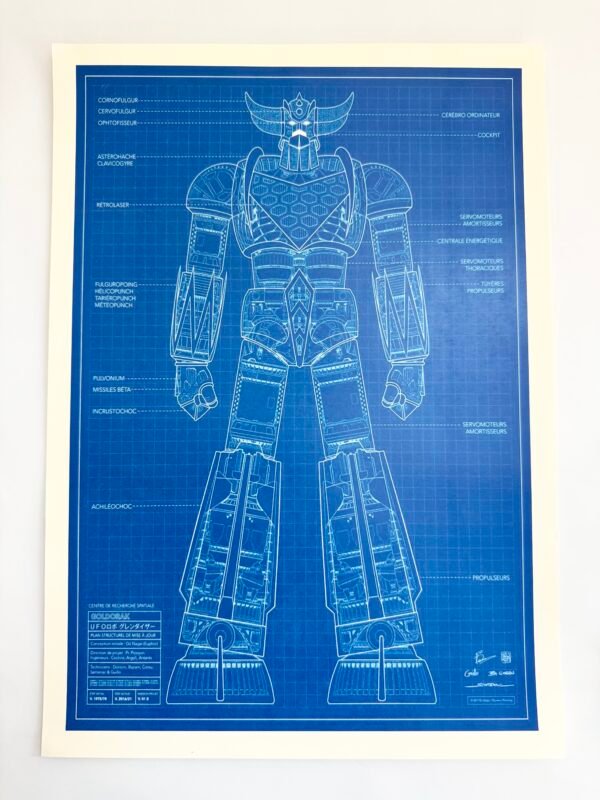 AFFICHE POP GOLDORAK PLANS