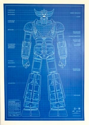 AFFICHE POP GOLDORAK PLANS