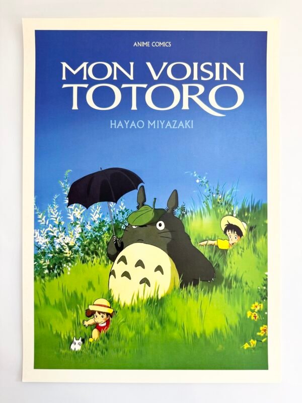 AFFICHE POP TOTORO FEUILLE