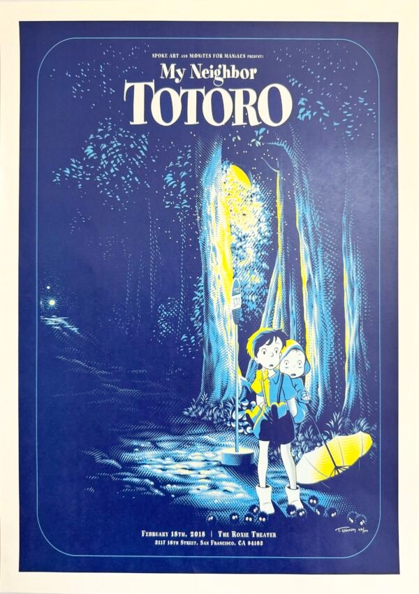 AFFICHE POP TOTORO FORÊT