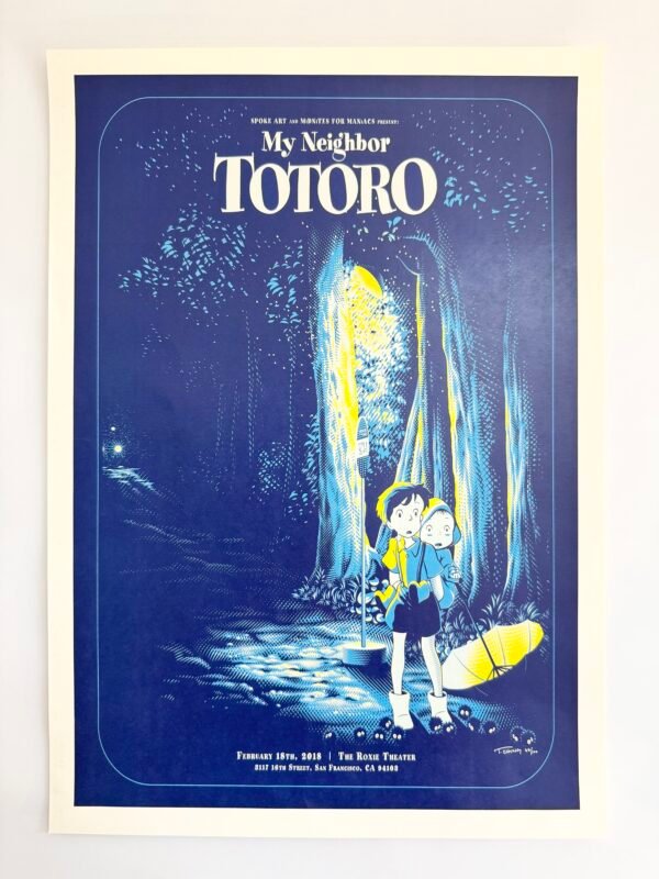 AFFICHE POP TOTORO FORÊT