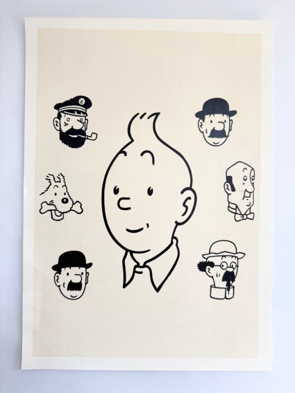 AFFICHE POP TINTIN