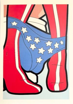 AFFICHE POP CULOTTE ÉTOILÉE