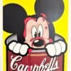 AFFICHE POP MICKEY CAMPBELLS