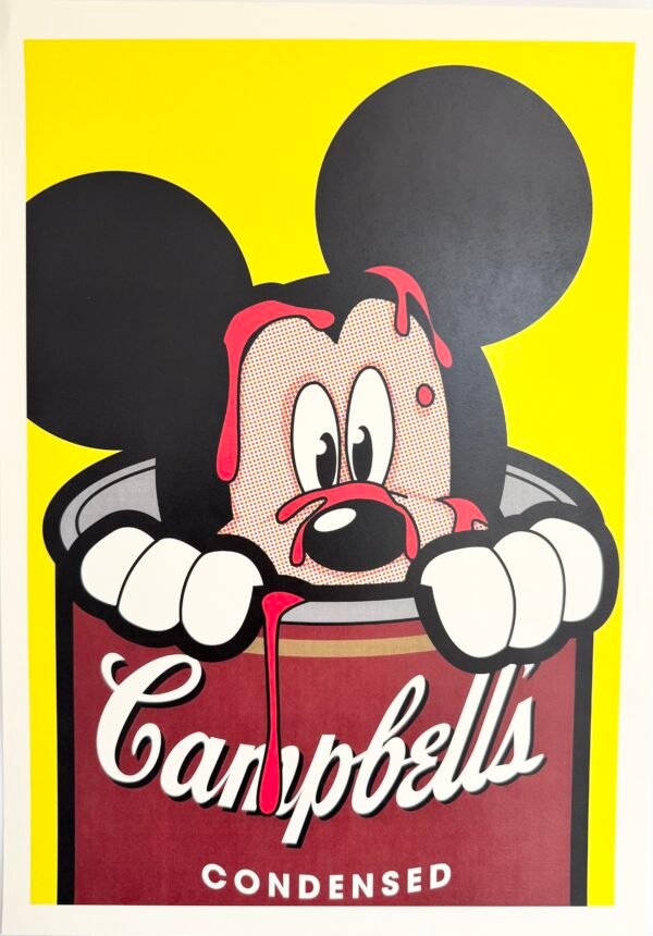 AFFICHE POP MICKEY CAMPBELLS
