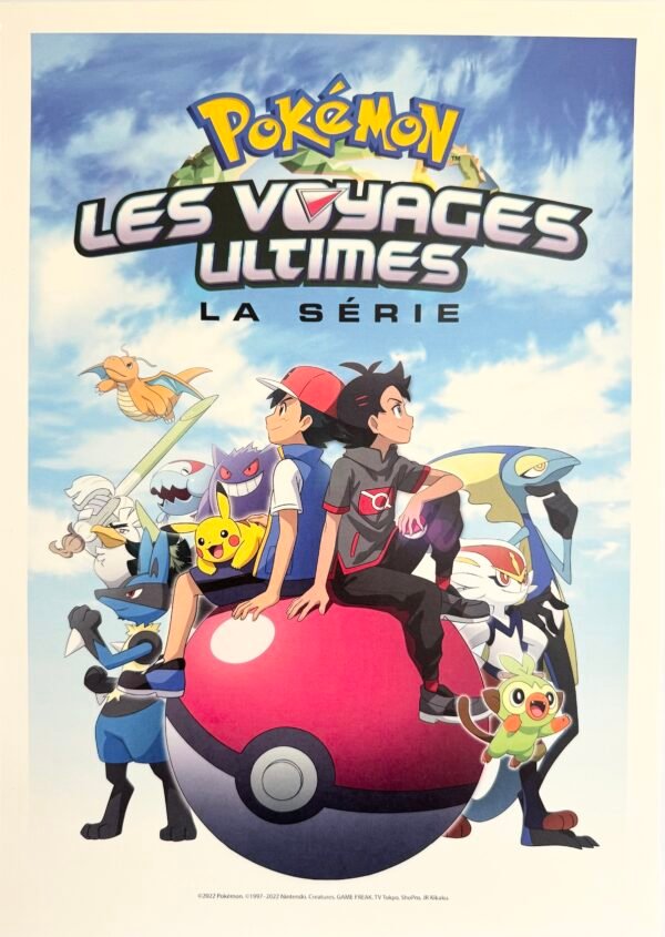 AFFICHE POP POKÉMON VOYAGES