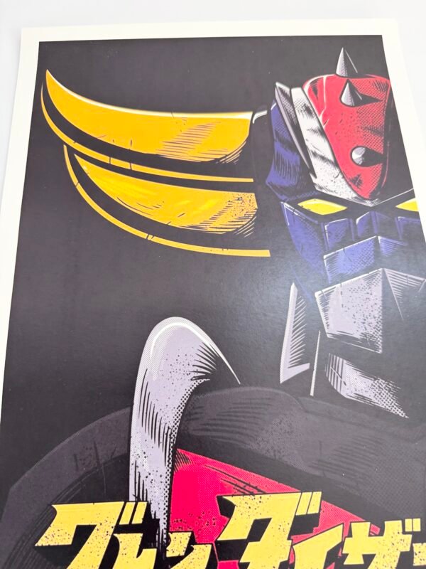 AFFICHE POP GOLDORAK NOIRE