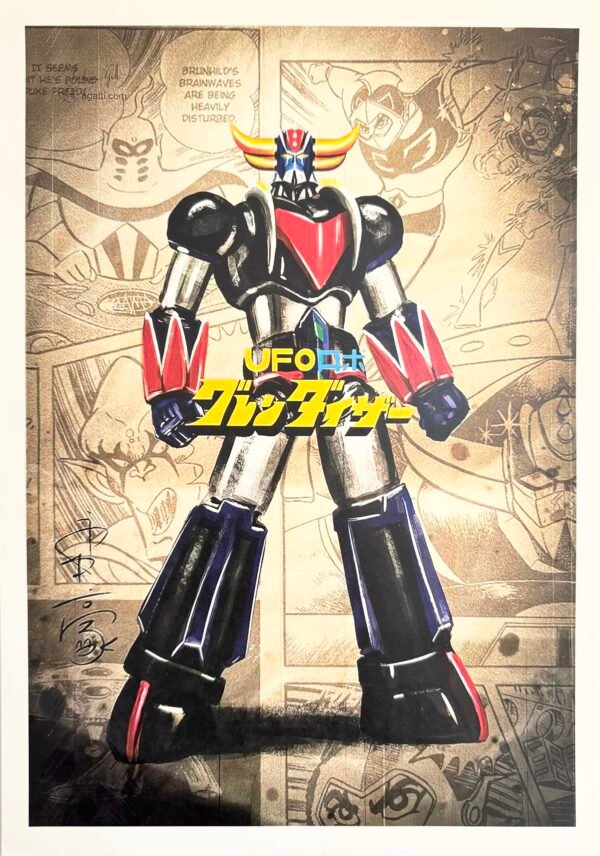 AFFICHE POP GOLDORAK DESSIN