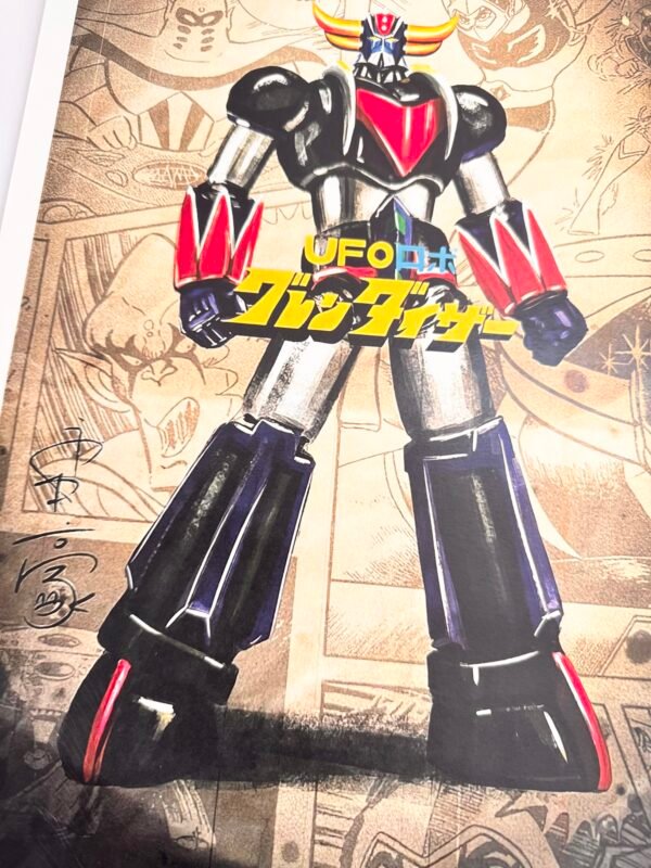 AFFICHE POP GOLDORAK DESSIN