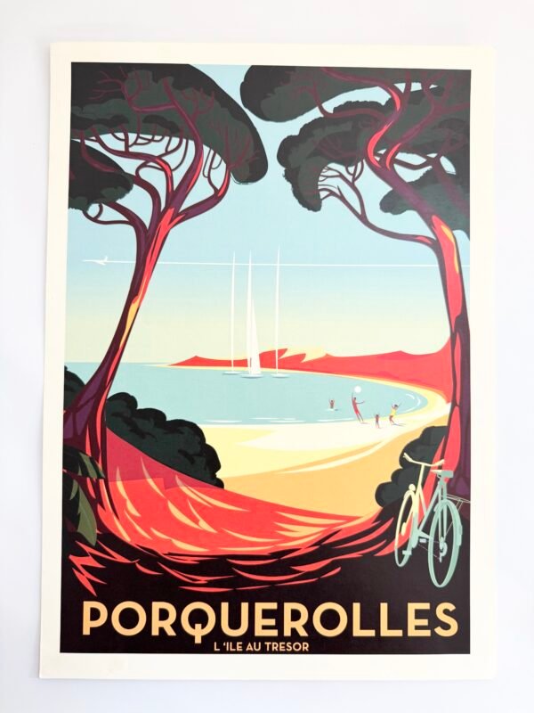 AFFICHE POP PORQUEROLLES