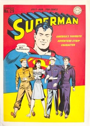 AFFICHE SUPERMAN ROUGE N29
