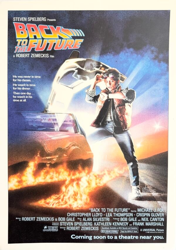 AFFICHE RETOUR VERS LE FUTUR