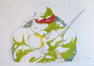 DESSIN AFFICHE TORTUE NINJA