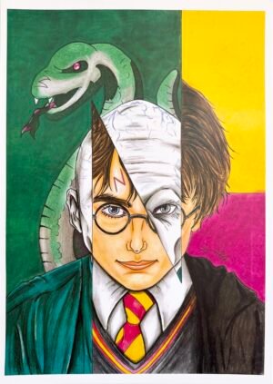DESSIN AFFICHE HARRY X VOLDEMORT