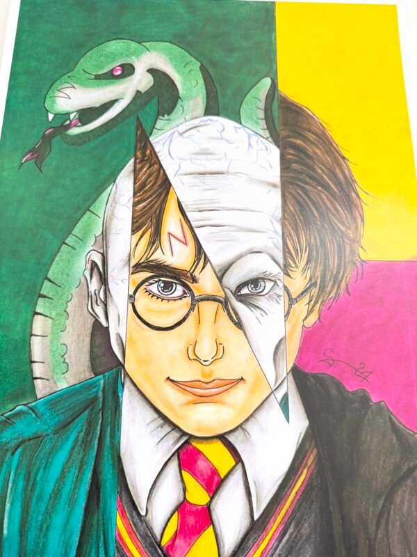 DESSIN AFFICHE HARRY X VOLDEMORT