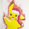 IMG_6613 DESSIN AFFICHE PIKACHU NOËL