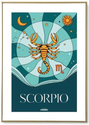AFFICHE STUDIO HAWAII SCORPION A4