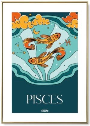AFFICHE STUDIO HAWAII POISSON A4