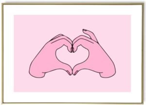 AFFICHE STUDIO HAWAII COEUR A3