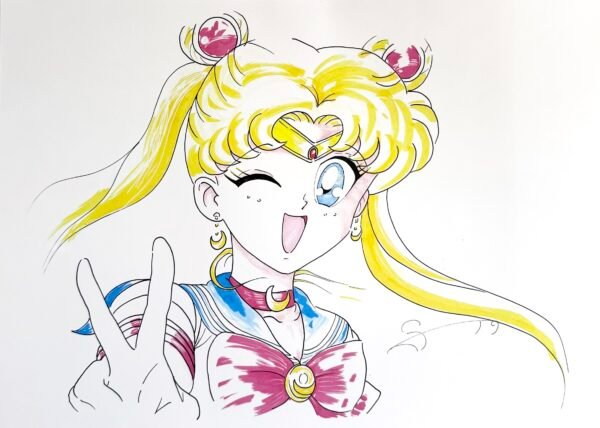 IMG_6723 2 DESSIN AFFICHE SAILOR MOON