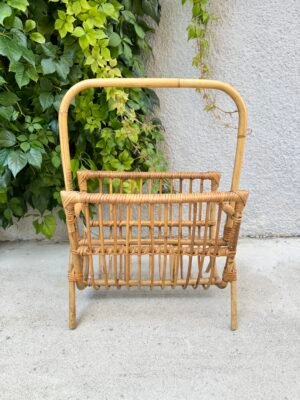 PORTE REVUES ROTIN