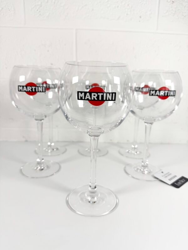 6 VERRES MARTINI BALLON
