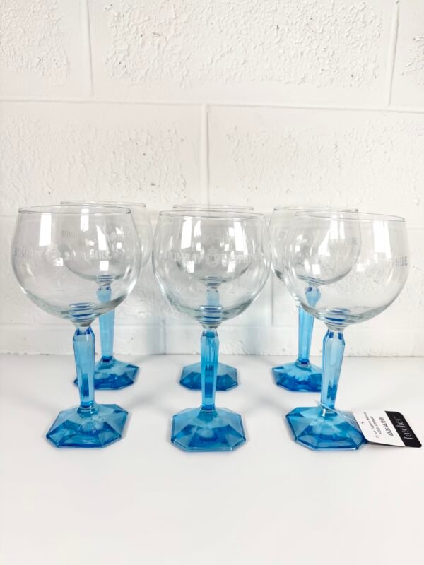 6 VERRES BOMBAY SAPPHIRE