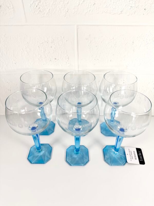6 VERRES BOMBAY SAPPHIRE