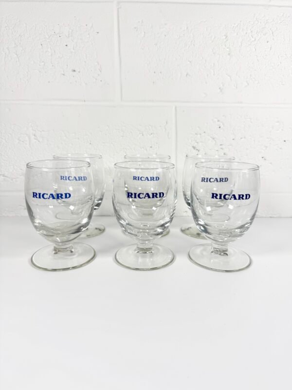 6 VERRES RICARD "PETIT BALLON"
