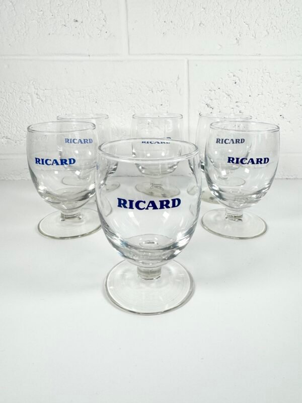 6 VERRES RICARD "PETIT BALLON"